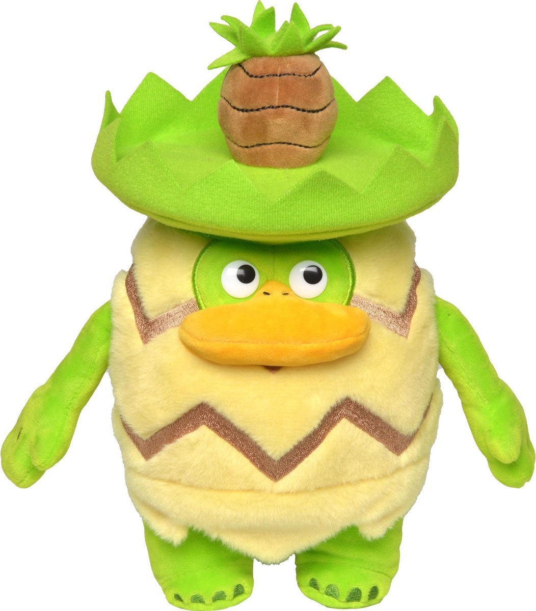 Ludicolo – Pokémon Detective Pluche Knuffel + Geluid 25 cm {Pokemon Plush Toy | Speelgoed Knuffeldier Knuffelpop voor kinderen jongens meisjes | Charizard, Bulbasaur, Charmander, Squirtle, Pikachu, Eevee}